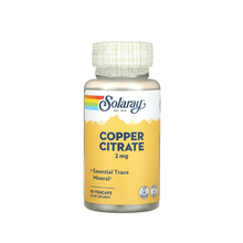 Соларей (Solaray) Міді цитрат 2 мг 60 штук (Copper Citrate) капсули веганські