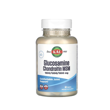 Вітаміни КЕЛ (KAL) Глюкозамін&Хондроїтин з МСМ 60 штук (Glucosamine & Chondroitine MCM) таблетки