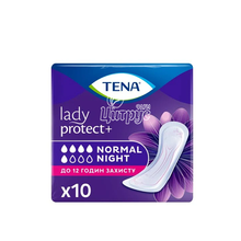 Прокладки урологічні Тена леді (Tena Lady) Normal Night 10 штук