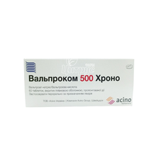 Вальпроком Хроно 500 таблетки вкриті оболонкою 500 мг 60 штук