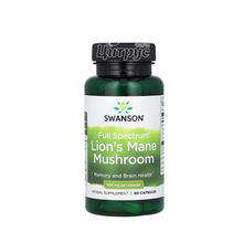 Свансон (Swanson) Їжовик гребінчастий 500 мг 60 штук (Lion`s Mane) капсули