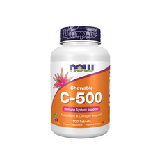 Вітамін С-500 100 штук Нау Фудс (С-500 Now Foods) таблетки жувальні зі смаком черешні