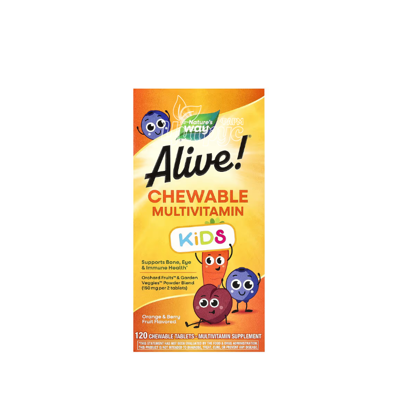 фото 1-1/Мультивітаміни для дітей 120 штук Нейчерал Вей Елайв (Nature`s Way Alive!) пастилки жувальні
