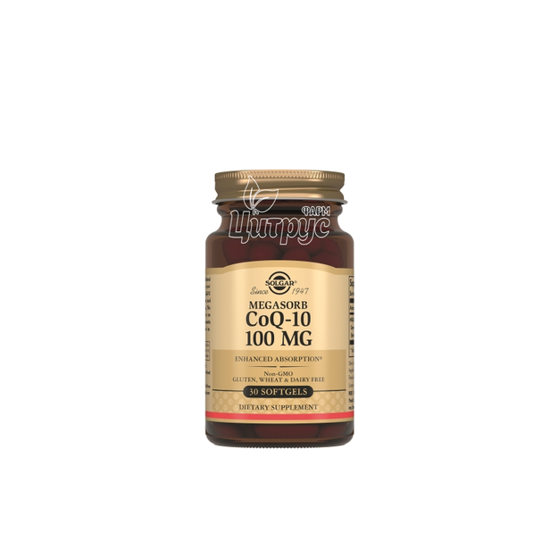 Солгар (Solgar) Коензим Q10 (CoQ10) 100 мг 30 штук капсули