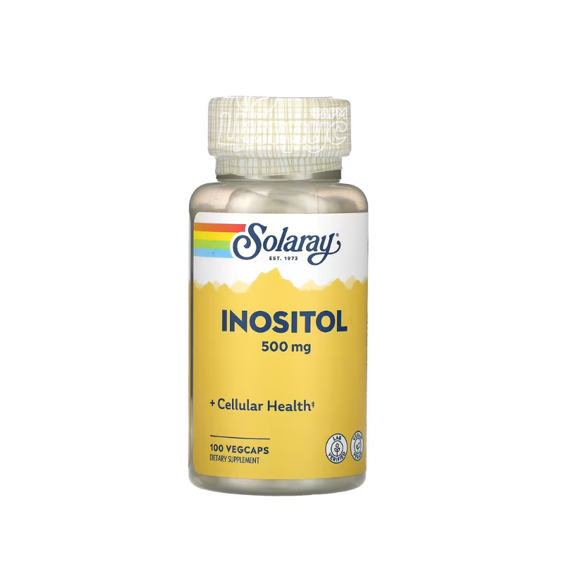 фото 1-1/Соларей (Solaray) Інозитол 500 мг 100 штук (Inositol) веганські капсули
