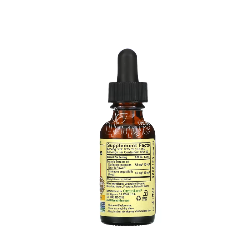 фото 1-2/Ехінацея ЧайлдЛайф (ChildLife Echinacea) розчин 30 мл