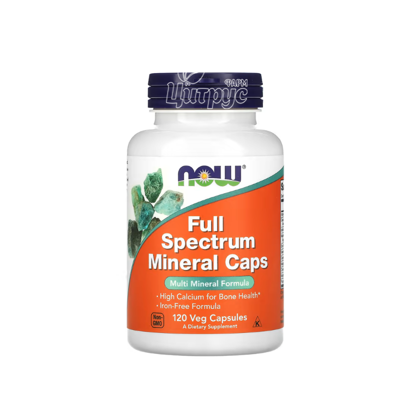 фото 1-1/Мінеральний комплекс Нау Фудс 120 штук (Full Spectrum Mineral Now Foods) капсули