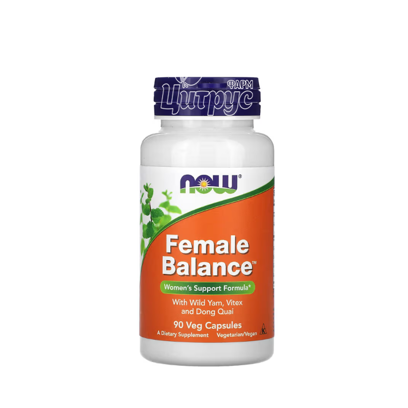 фото 1-1/Жіночий баланс Нау Фудс 90 штук (Female Balance Now Foods) капсули вегетеріанські