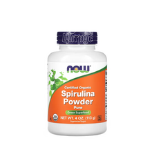 Спіруліна органічна 113 г Нау Фудс (Spirulina Now Foods) порошок
