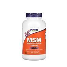 МСМ Метилсульфонілметан 1500 мг 200 штук Нау Фудс (MSM Methylsulfonylmethane Now Foods) таблетки