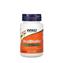 Пробіотик для ротової порожнини Оралбіотик 60 штук (Oralbiotic Now Foods) льодяники