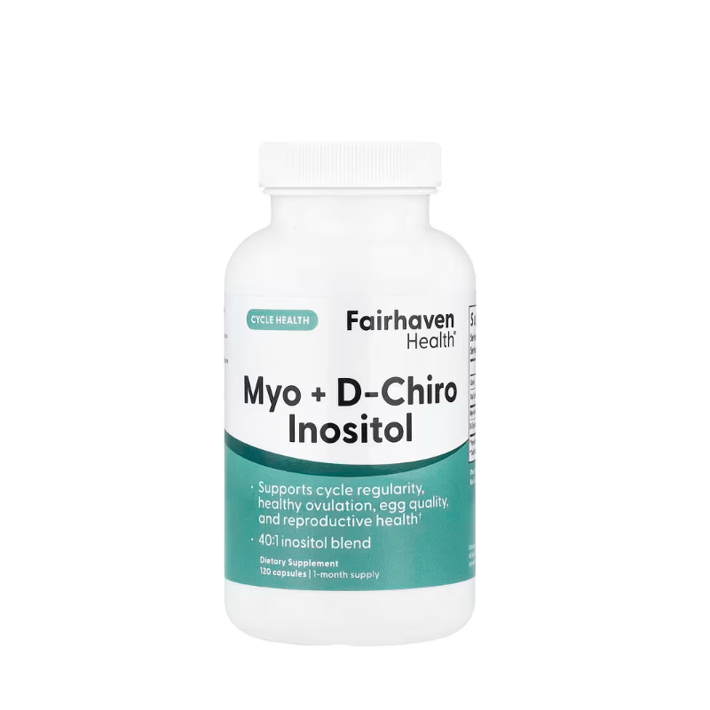 фото 1-3/Міо-D-Хіро інозитол капсули 120 штук (Fairhaven Health) (Mio-D-Chiro inositol)