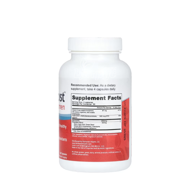 фото 1-2/Комплекс для жінок ОваБуст Нау Фудс 120 штук (Fairhaven Health OvaBoost) капсули