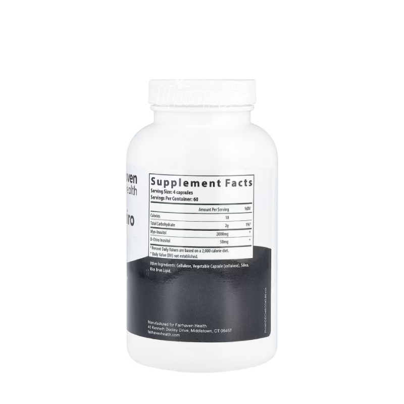 фото 1-2/Міо-D-Хіро інозитол капсули 240 штук (Fairhaven Health) (Mio-D-Chiro inositol)