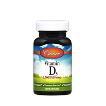 Вітамін Д3 2000 МО 120 штук Карлсон (Carlson D3 2000 МО) гелеві капсули