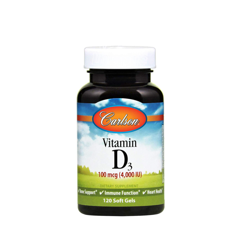 фото 1-1/Вітамін Д3 4000 МО 120 штук Карлсон (Carlson D3 4000 МО) гелеві капсули