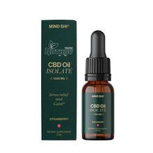Олія CBD (Канабідіол) Mind Shi Ізолят 1000 мг Полуниця 10 мл