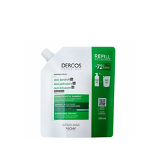 Віши Деркос (Vichy Dercos) Шампунь проти лупи посиленої дії для нормального і жирного волосся 390 мл рефіл