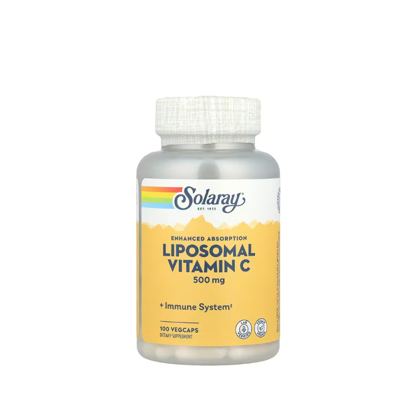 фото 1-1/Соларей (Solaray) Ліпосомальний вітамін С 100 штук (Vitamin C Liposomal) капсули вегетеріанські