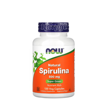 Спіруліна органічна 500 мг 120 штук Нау Фудс (Spirulina Now Foods) капсули