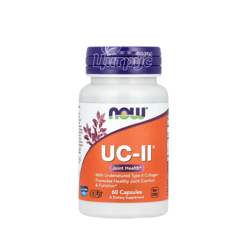 фото 1-1/Колаген 2 типу Нау Фудс 40 мг 60 штук (UC-II Type II Collagen Now Foods) капсули